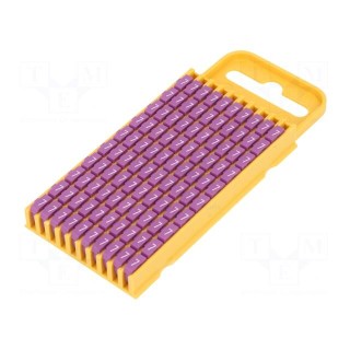 Markers for cables and wires | Label symbol: 7 | 4.3÷5.3mm | violet