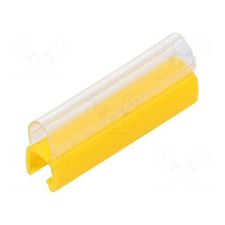 Markers | Marking: empty | 3÷4mm | PVC | yellow | -30÷60°C | push-in