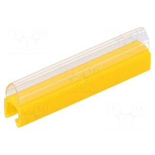Markers | Marking: empty | 3÷4mm | PVC | yellow | -30÷60°C | push-in