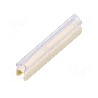 Markers | Marking: empty | 3÷4mm | PVC | white | -30÷60°C | push-in
