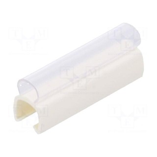 Markers | Marking: empty | 4÷5mm | PVC | white | -30÷60°C | push-in