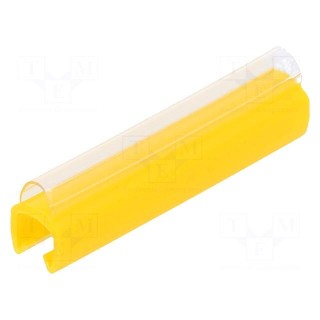 Markers | Marking: empty | 4÷5mm | PVC | yellow | -30÷60°C | push-in