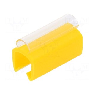 Markers | Marking: empty | 5÷6.2mm | PVC | yellow | -30÷60°C | push-in