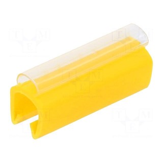 Markers | Marking: empty | 5÷6.2mm | PVC | yellow | -30÷60°C | push-in