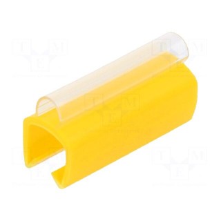 Markers | Marking: empty | 6÷7.2mm | PVC | yellow | -30÷60°C | push-in