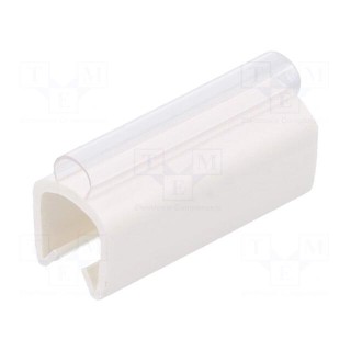 Markers | Marking: empty | 6÷7.2mm | PVC | white | -30÷60°C | push-in