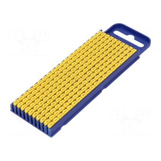 Markers for cables and wires | Label symbol: I | 2.8÷3.8mm | yellow