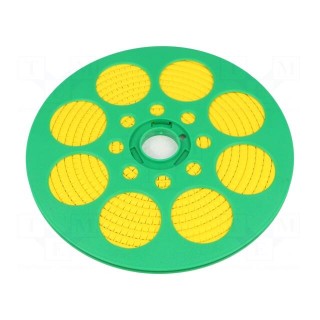 Markers for cables and wires | Label symbol: I | 2÷5mm | PVC | yellow