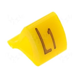 Markers | Marking: L1 | 3÷6.5mm | H: 9mm | A: 7mm | -30÷100°C | leaded