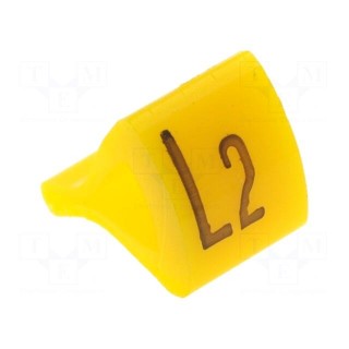 Markers | Marking: L2 | 1.7÷3.5mm | H: 7mm | A: 6mm | -30÷100°C | leaded