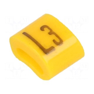 Markers for cables and wires | Label symbol: L3 | 1.1÷2.5mm | H: 3mm
