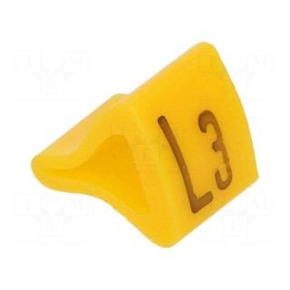 Markers for cables and wires | Label symbol: L3 | 1.7÷3.5mm | H: 7mm