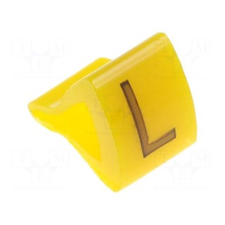 Markers for cables and wires | Label symbol: L | 1.7÷3.5mm | H: 7mm