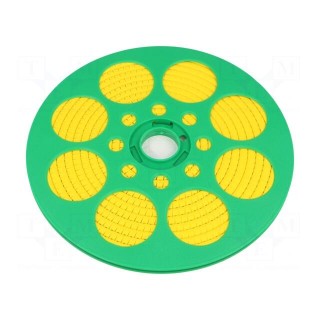 Markers for cables and wires | Label symbol: L | 2÷5mm | PVC | yellow