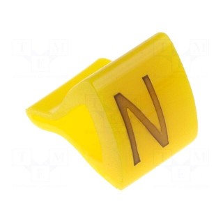 Markers | Marking: N | 1.7÷3.5mm | H: 7mm | A: 6mm | -30÷100°C | leaded