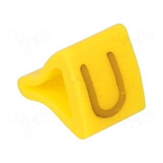 Markers for cables and wires | Label symbol: U | 1.7÷3.5mm | H: 7mm