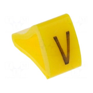 Markers for cables and wires | Label symbol: V | 1.7÷3.5mm | H: 7mm