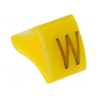 Markers for cables and wires | Label symbol: W | 1.7÷3.5mm | H: 7mm