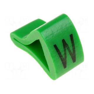 Markers | Marking: W | 3÷6.5mm | H: 9mm | A: 7mm | -30÷100°C | leaded | L: 5mm