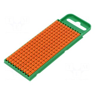 Markers for cables and wires | Label symbol: 3 | 0.8÷2.2mm | orange