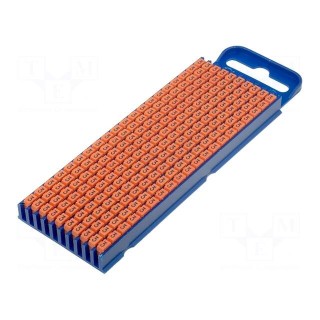 Markers for cables and wires | Label symbol: 3 | 2.8÷3.8mm | orange