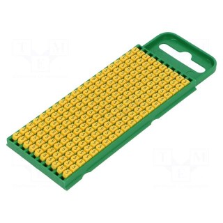 Markers for cables and wires | Label symbol: 5 | 0.8÷2.2mm | yellow