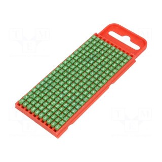 Markers for cables and wires | Label symbol: 5 | 2÷2.8mm | green