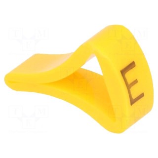 Markers for cables and wires | Label symbol: E | 6÷10.5mm | H: 16mm