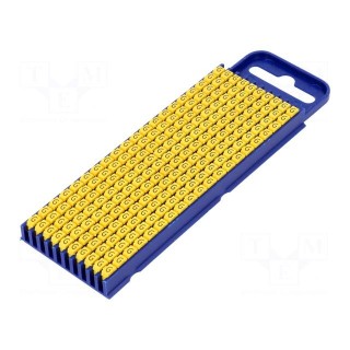 Markers | Marking: G | 2.8÷3.8mm | polyamide | yellow | -40÷85°C | WIC
