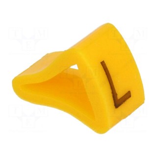 Markers for cables and wires | Label symbol: L | 3÷6.5mm | H: 9mm
