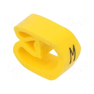 Markers | Marking: M | 8÷16mm | PVC | yellow | -30÷60°C | leaded | PA-3