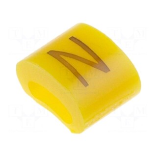 Markers for cables and wires | Label symbol: N | 1.1÷2.5mm | H: 3mm