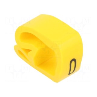 Markers | Marking: O | 8÷16mm | PVC | yellow | -30÷60°C | leaded | PA-3