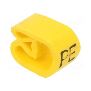 Markers | Marking: PE | 8÷16mm | PVC | yellow | -30÷60°C | leaded | PA-3