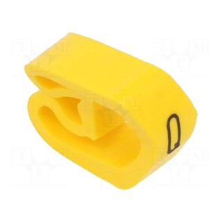 Markers | Marking: Q | 8÷16mm | PVC | yellow | -30÷60°C | leaded | PA-3