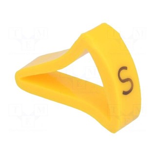 Markers for cables and wires | Label symbol: S | 10÷16mm | H: 21mm
