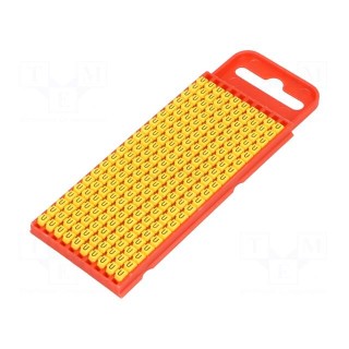 Markers for cables and wires | Label symbol: U | 2÷2.8mm | yellow