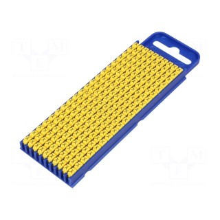 Markers for cables and wires | Label symbol: X | 2.8÷3.8mm | yellow