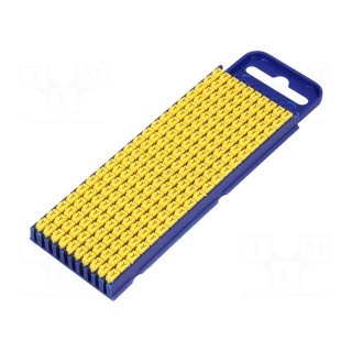 Markers | Marking: Y | 2.8÷3.8mm | polyamide | yellow | -40÷85°C | WIC