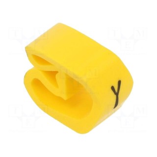 Markers | Marking: Y | 8÷16mm | PVC | yellow | -30÷60°C | leaded | PA-3