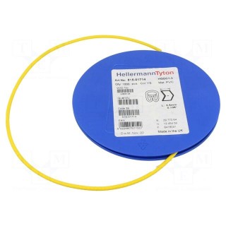 Markers | Marking: - | 1÷3mm | PVC | yellow | -65÷105°C | leaded | HGDC1-3