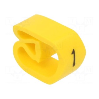 Markers | Marking: 1 | 8÷16mm | PVC | yellow | -30÷60°C | leaded | PA-3