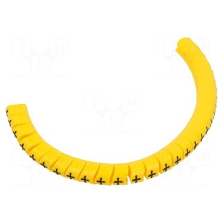 Markers | Marking: + | 2.5÷5mm | PVC | yellow | -30÷60°C | leaded | PA-1
