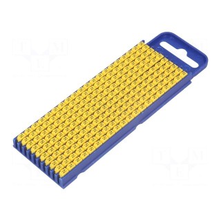 Markers | Marking: N | 2.8÷3.8mm | polyamide | yellow | -40÷85°C | WIC