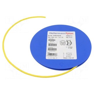 Markers | Marking: U | 1÷3mm | PVC | yellow | -65÷105°C | leaded | HGDC1-3