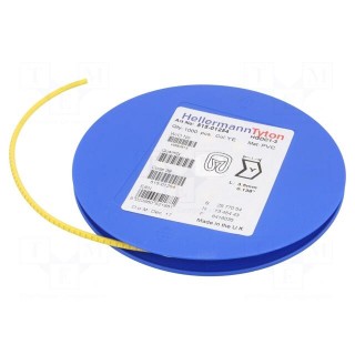 Markers | Marking: Y | 1÷3mm | PVC | yellow | -65÷105°C | leaded | HGDC1-3