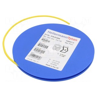 Markers | Marking: Z | 1÷3mm | PVC | yellow | -65÷105°C | leaded | HGDC1-3