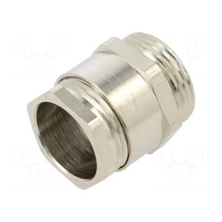 Cable gland | PG13,5 | IP54 | brass | metallic | Resistance to: UV rays