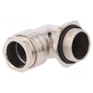 Cable gland | angular | M25 | 1,5 | IP55 | Mat: brass