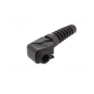 Cable gland | angular,with strain relief | M16 | 1.5 | IP68 | black